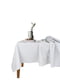 Набор столовый: скатерть (140х180 см) и салфетки (35х35 см, 4 шт.) Grey/White | 6036173 | фото 5