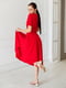 Платье А-силуэта красное | 6033512 | фото 2