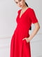 Платье А-силуэта красное | 6033512 | фото 3