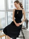 Платье А-силуэта черное | 6033528 | фото 3