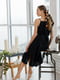 Платье А-силуэта черное | 6033528 | фото 4