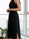 Платье А-силуэта черное | 6033528 | фото 6