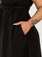 Платье А-силуэта черное | 6033530 | фото 3