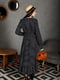 Платье А-силуэта черное в горох | 6033543 | фото 2
