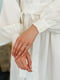 Платье-халат белое льняное | 6033549 | фото 7