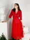 Платье А-силуэта красное | 6033600 | фото 4