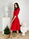 Платье А-силуэта красное | 6033600 | фото 9