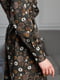 Платье А-силуэта в цветочный принт | 6033611 | фото 6