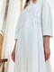 Платье-рубашка белое | 6033663 | фото 7