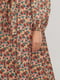 Платье А-силуэта в цветочный принт | 6033710 | фото 4
