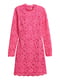 Платье А-силуэта розовое | 6017365