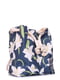 Рюкзак синий с цветочным принтом | 6041131 | фото 3