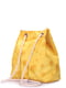 Рюкзак жовтий із принтом | 6041132 | фото 2