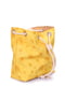 Рюкзак жовтий із принтом | 6041132 | фото 3