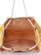 Рюкзак желтый с принтом | 6041132 | фото 4