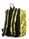 Рюкзак жовтий із принтом | 6041154 | фото 2