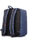 Рюкзак синій із принтом | 6041157 | фото 2