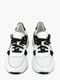 Кроссовки бело-черные | 6041201 | фото 6