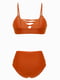 Раздельный оранжевый купальник: бюстгальтер и трусы | 6041693 | фото 4