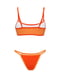 Раздельный оранжевый купальник: топ и трусы | 6041828 | фото 4