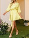 Сукня А-силуету жовта | 6045074