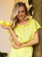 Сукня А-силуету жовта | 6045107 | фото 4