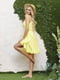Сукня А-силуету жовта | 6045110 | фото 2