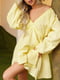 Платье А-силуэта желтое | 6045124