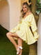 Сукня А-силуету жовта | 6045124 | фото 2