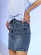 Юбка синяя джинсовая | 6045309 | фото 2