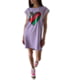 Сукня бузкового кольору з малюнком | 5690682