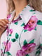 Блуза белая с цветочным принтом | 6047969 | фото 5