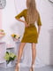 Платье-футляр оливкового цвета | 6048030 | фото 4