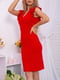 Платье-футляр красное | 6048033 | фото 2