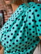 Сукня А-силуету м'ятного кольору в горох | 6048042 | фото 6
