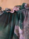 Сукня А-силуету бірюзова з квітковим принтом | 6048047 | фото 5