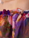 Сукня А-силуету синьо-фіолетова з квітковим принтом | 6048048 | фото 5