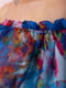 Сукня А-силуету синя з квітковим принтом | 6048049 | фото 5