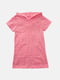 Сукня рожева з принтом | 6048506