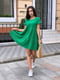 Платье А-силуэта зеленое | 6048800 | фото 3