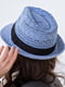 Шляпа голубая | 6044151 | фото 2