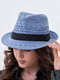 Шляпа голубая | 6044151 | фото 3