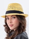 Шляпа желтая | 6044152