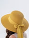 Шляпа горчичного цвета | 6044174 | фото 2