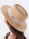 Шляпа соломенного цвета | 6044199 | фото 3
