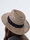 Шляпа темно-бежевая | 6044206 | фото 3