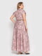 Сукня А-силуету рожева з квітковим принтом | 6052856 | фото 3