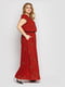 Сукня А-силуету червона з принтом | 6052880 | фото 2