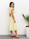 Сукня А-силуету жовта | 6054631 | фото 2
