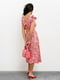 Сукня А-силуету рожева з квітковим принтом | 6054654 | фото 3